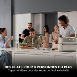 Ninja Foodi FlexDrawer Air Fryer 2 Compartiments, 10,4L, 7 en 1 AF500EUSD | Séparateur Amovible Grande Capacité de 10.4L, Air Fr