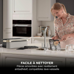 Ninja Foodi FlexDrawer Air Fryer 2 Compartiments, 10,4L, 7 en 1 AF500EUSD | Séparateur Amovible Grande Capacité de 10.4L, Air Fr