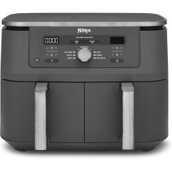 Ninja Air Fryer Dual Zone MAX numérique, Friteuse à air chaud, 6en1 DZ400EU | grande capacité, 9,5 L, Sans huile, Air Fry, Crous
