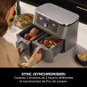 Ninja Air Fryer Dual Zone MAX numérique, Friteuse à air chaud, 6en1 DZ400EU | grande capacité, 9,5 L, Sans huile, Air Fry, Crous