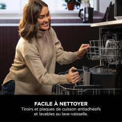 Ninja Air Fryer Dual Zone MAX numérique, Friteuse à air chaud, 6en1 DZ400EU | grande capacité, 9,5 L, Sans huile, Air Fry, Crous