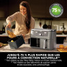 Ninja Air Fryer Dual Zone MAX numérique, Friteuse à air chaud, 6en1 DZ400EU | grande capacité, 9,5 L, Sans huile, Air Fry, Crous
