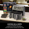 Ninja Air Fryer Dual Zone MAX numérique, Friteuse à air chaud, 6en1 DZ400EU | grande capacité, 9,5 L, Sans huile, Air Fry, Crous