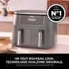 Ninja Air Fryer Dual Zone numérique, Friteuse à air 7,6L DZ300EU | 2 compartiments, 6-en-1, Friteuse sans huile, Croustillant ma