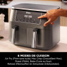Ninja Air Fryer Dual Zone numérique, Friteuse à air 7,6L DZ300EU | 2 compartiments, 6-en-1, Friteuse sans huile, Croustillant ma