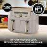 Ninja Air Fryer Dual Zone MAX numérique, Friteuse à air chaud DZ400EUSTGD | 6 en 1, grande capacité, 9,5 L, Sans huile, Air Fry,