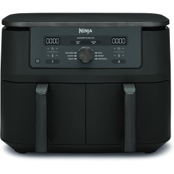 Ninja MAX DualZone Air Fryer XL numérique, deux compartiments, 9,5 L, 6-en-1, Air Fry, Max Crisp, Roast, Bake, Reheat, Dehydrate