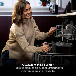 Ninja MAX DualZone Air Fryer XL numérique, deux compartiments, 9,5 L, 6-en-1, Air Fry, Max Crisp, Roast, Bake, Reheat, Dehydrate