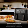 Ninja MAX DualZone Air Fryer XL numérique, deux compartiments, 9,5 L, 6-en-1, Air Fry, Max Crisp, Roast, Bake, Reheat, Dehydrate