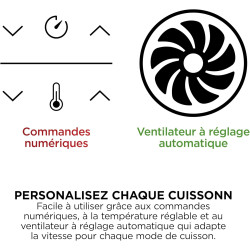 Ninja MAX DualZone Air Fryer XL numérique, deux compartiments, 9,5 L, 6-en-1, Air Fry, Max Crisp, Roast, Bake, Reheat, Dehydrate