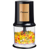 Bestron hachoir électrique, mini hachoir idéal pour les légumes, les oignons, Deux lames de coupe & capacité de 500 ml, Coleur: 