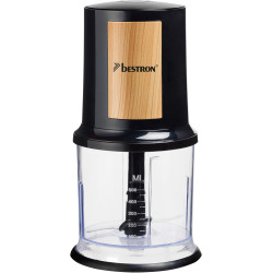 Bestron hachoir électrique, mini hachoir idéal pour les légumes, les oignons, Deux lames de coupe & capacité de 500 ml, Coleur: 