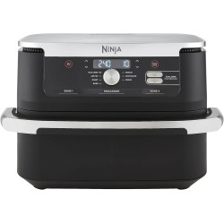 Ninja Foodi FlexDrawer Air Fryer 2 Compartiments, 10,4L, 7 en 1 AF500EU | Séparateur Amovible Grande Capacité de 10.4L, Air Frye