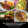 Ninja Foodi FlexDrawer Air Fryer 2 Compartiments, 10,4L, 7 en 1 AF500EU | Séparateur Amovible Grande Capacité de 10.4L, Air Frye