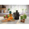 Moulinex Frutelia Plus Centrifugeuse, 950 ml, 350 W, 2 vitesses, Goulot 6 cm, Filtre inox, Compact, Jus maison de fruits et légu