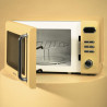 Cecotec micro-ondes avec gril 20 l proclean 5110 retro jaune 700w | numérique, 5 niveaux de puissance, 8 programmes automatiques
