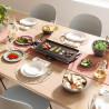 Tristar Table Grill Slim M - Plaque de cuission surface généreuse de 46 x 26 cm - Thermostat réglable - Poignées amovibles - Rev