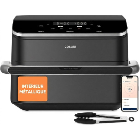 Cosori Air fryer Twinfry 10L Double résistance | Grande capacité, Dual Zone Avec Séparateur Amovible, Cuisson optimale, 40℃-240℃