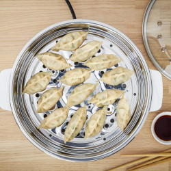 Tefal - Convenient Series - Cuiseur Vapeur - 2 Bols en Acier Inoxydable | Cuiseur vapeur pour repas sains - Préserve nutriments 