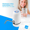 NK Distributeur d'eau en Bouteille Automatique - Chargeur USB, en Acier, sans BPA, Eau Froide, 1200mAh, Carafes et Bouteilles 1.