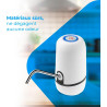 NK Distributeur d'eau en Bouteille Automatique - Chargeur USB, en Acier, sans BPA, Eau Froide, 1200mAh, Carafes et Bouteilles 1.
