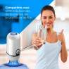 NK Distributeur d'eau en Bouteille Automatique - Chargeur USB, en Acier, sans BPA, Eau Froide, 1200mAh, Carafes et Bouteilles 1.