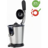 H.Koenig Presse-agrumes électrique professionnel à levier AGR80, inox, 160W puissant, bec anti-gouttes, compatible lave-vaissell