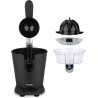 H.Koenig Presse-agrumes électrique professionnel à levier AGR82, inox, 160W puissant, bec anti-gouttes, compatible lave-vaissell