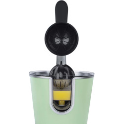 H.Koenig Presse-agrumes électrique professionnel à levier AGR88, inox, 160W puissant, bec anti-gouttes, compatible lave-vaissell