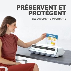 Fellowes Pochettes De Plastification A4 80 Microns Pack De 25 Feuilles Plastifieuse A4 Technologie ImageLast Finition Brillante 