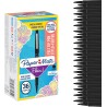 Stylos feutres Paper Mate Flair | Feutres de coloriage sans fuite à pointe moyenne (0,7 mm) | Encre noire | Idéal pour écrirescr