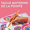Stylos feutres Paper Mate Flair | Feutres de coloriage sans fuite à pointe moyenne (0,7 mm) | Encre noire | Idéal pour écrirescr