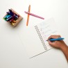 Stylos feutres Paper Mate Flair | Feutres de coloriage sans fuite à pointe moyenne (0,7 mm) | Encre noire | Idéal pour écrirescr