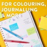 Stylos feutres Paper Mate Flair | Feutres de coloriage sans fuite à pointe moyenne (0,7 mm) | Encre noire | Idéal pour écrirescr