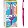 Paper Mate Stylos feutres Flair | Feutres de coloriage sans fuite à pointe moyenne (0,7 mm) | encre magenta | Idéal pour écrire,