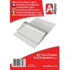 Albyco Pochettes de Plastification - Pochette Plastifieuse A5 (154x216mm) - Épaisseur 2x125 (250) Microns, Brillant - Paquet de 