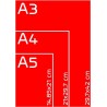 Albyco Pochettes de Plastification - Pochette Plastifieuse A5 (154x216mm) - Épaisseur 2x125 (250) Microns, Brillant - Paquet de 