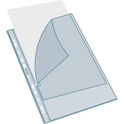 EXACOMPTA Sachet de 25 Pochettes perfo. STOP DOC