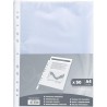 Exacompta - Réf. 5211E - Sachet de 50 pochettes perforées Economique en Polypropylène Grainé - Epaisseur 4/100ème - Perforation 