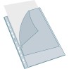 Exacompta - Réf. 5880E - Carton de 10 sachets de 10 pochettes perforées en PP lisse 6/100ème - Ouverture en coin/côté - Perforat