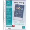 Exacompta - Réf. 59110E - Sachet de 100 pochetttes perforées Premium en Polypropylène grainé Epaisseur 8/100ème - Perforation un