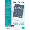 Exacompta - Réf. 59110E - Sachet de 100 pochetttes perforées Premium en Polypropylène grainé Epaisseur 8/100ème - Perforation un