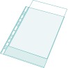 Exacompta - Réf. 59110E - Sachet de 100 pochetttes perforées Premium en Polypropylène grainé Epaisseur 8/100ème - Perforation un