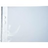 Exacompta - Réf. 5000E - Boîte de 100 pochettes perforées en Polypropylène lisse - Epaisseur 6/100ème - Perforation universelle 