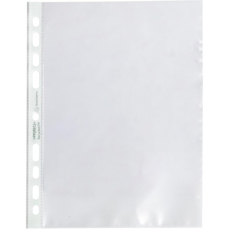 Exacompta - Réf. 51100E - Carton de 500 pochettes perforées A5 FOREVER en Polypropylène grainé recyclé - Epaisseur 6/100ème - Di