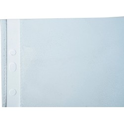 Exacompta - Réf. 59110E - Carton de 500 pochetttes perforées Premium en Polypropylène grainé Epaisseur 8/100ème - Perforation un