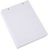 Exacompta - Réf. 10608E - Paquet de 100 fiches bristol quadrillées 5x5 perforées - sous film - compatibles avec imprimante jet d
