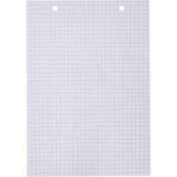 Exacompta - Réf. 10608E - Paquet de 100 fiches bristol quadrillées 5x5 perforées - sous film - compatibles avec imprimante jet d