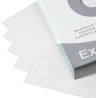Exacompta - Réf. 10209E - Paquet de 100 fiches bristol quadrillées 5x5 non perforées - sous film - compatibles avec imprimante j