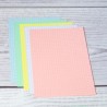 Exacompta - Réf. 10209E - Paquet de 100 fiches bristol quadrillées 5x5 non perforées - sous film - compatibles avec imprimante j